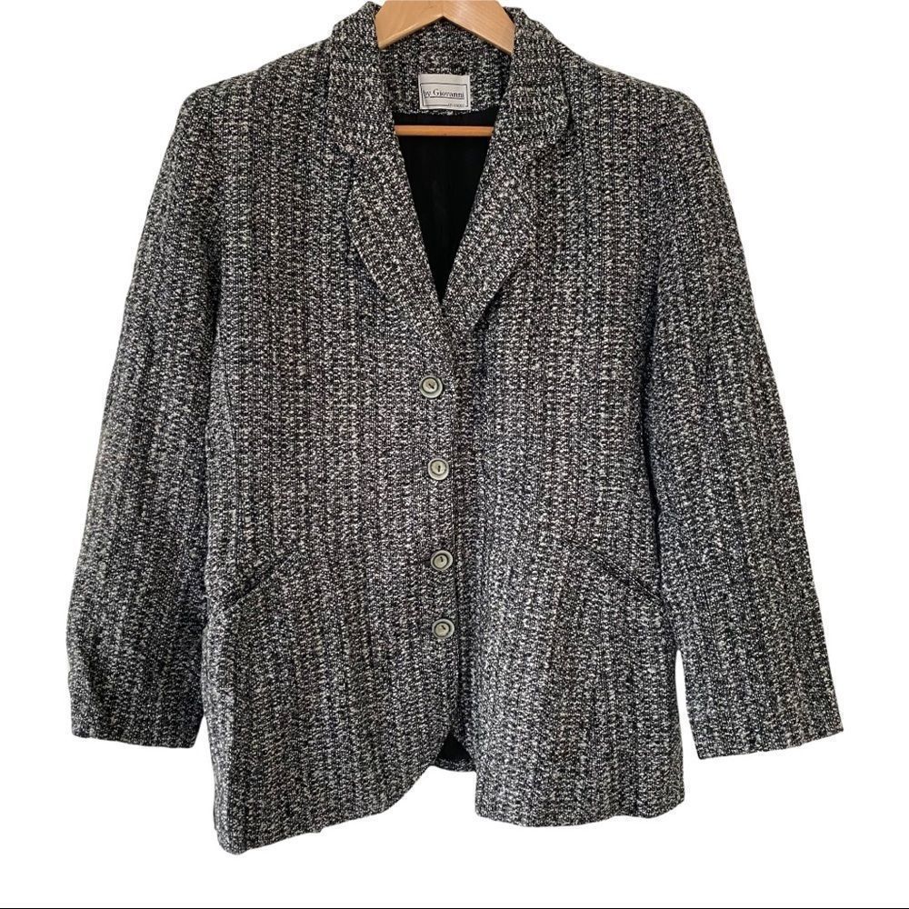 Giovanni tweed jacket blazer VGUC size large